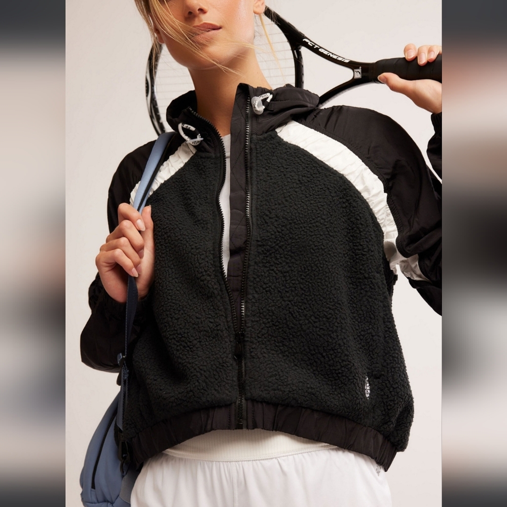 Free People Amelia Fleece Zip Up - Picture 3 of 4